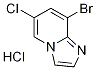 8-Bromo-6-chloroimidazo[1,2-a]pyridine hydrochloride 结构式