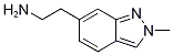 2-(2-Methyl-2H-indazol-6-yl)ethylamine 结构式