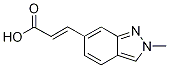 trans-3-(2-Methyl-2H-indazol-6-yl)acrylic acid 结构式