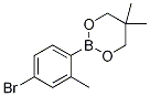 5-Bromo-(5,5-dimethyl-1,3,2-dioxaborinan-2-yl)toluene 结构式