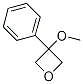3-苯基-3-甲氧基氧杂环丁烷 结构式