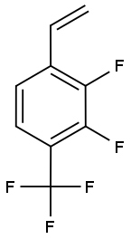 2,3-Difluoro-4-(trifluoromethyl)styrene 结构式