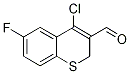 4-chloro-6-fluoro-2H-1-benzothiine-3-carboxaldehyde 结构式