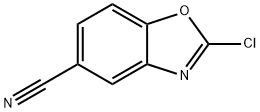2-CHLORO-1,3-BENZOXAZOLE-5-CARBONITRILE 结构式