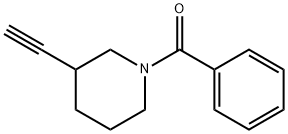 (3-乙炔基哌啶-1-基)(苯基)甲酮 结构式