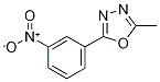 2-(3-Nitrophenyl)-5-methyl-1,3,4-oxadiazole 结构式