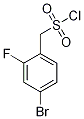 (4-Bromo-2-fluorophenyl)methylsulphonyl chloride 结构式