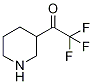 1-(Piperidin-3-yl)-2,2,2-trifluoroethan-1-one 结构式