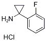 1-Amino-1-(2-fluorophenyl)cyclopropane hydrochloride, 1-(1-Aminocycloprop-1-yl)-2-fluorobenzene hydrochloride 结构式