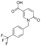 1-[4-(Trifluoromethyl)benzyl]pyridin-2-one-5-carboxylic acid 97% 结构式