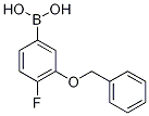 3-(Benzyloxy)-4-fluorobenzeneboronic acid 98% 结构式