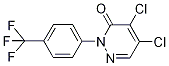 4,5-Dichloro-2-[4-(trifluoromethyl)phenyl]-2H-pyridazin-3-one 95% 结构式