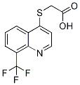 {[8-(Trifluoromethyl)quinolin-4-yl]thio}acetic acid 结构式
