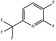 2,3-二氟-6-(三氟甲基)吡啶 结构式