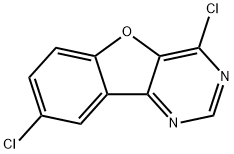 4,8-二氯[1]苯并呋喃[3,2-D]嘧吡 结构式