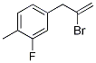 4-(2-Bromoprop-2-en-1-yl)-2-fluoro-1-methylbenzene 结构式