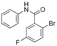 2-Bromo-5-fluoro-N-phenylbenzamide 结构式
