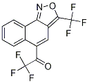 2,2,2-Trifluoro-1-[3-(trifluoromethyl)naphtho[1,2-c]isoxazol-5-yl]ethanone 结构式