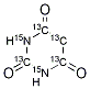 2,4,6-三羟基嘧啶-13C4,15N2 结构式