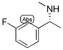 (R)-1-(3-氟苯基)-N-甲基乙烷-1-胺 结构式