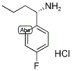 (S)-4-Fluoro-alpha-propylbenzylamine hydrochloride 结构式