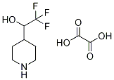 2,2,2-三氟-1-(哌啶-4-基)乙烷-1-醇草酸盐 结构式