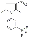 2,5-dimethyl-1-[3-(trifluoromethyl)phenyl]-1H-pyrrole-3-carboxaldehyde 结构式