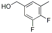 (3,4-Difluoro-5-methylphenyl)methanol 结构式