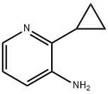 2-环丙基吡啶-3-胺 结构式