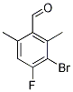 3-Bromo-2,6-dimethyl-4-fluorobenzaldehyde 结构式