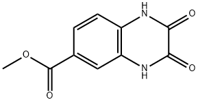 2,3-二氧代-1,2,3,4-四氢喹喔啉-6-羧酸甲酯 结构式