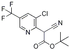 TERT-BUTYL 2-[3-CHLORO-5-(TRIFLUOROMETHYL)PYRIDIN-2-YL]-2-CYANOACETATE 结构式