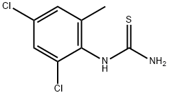 1-(2,4-二氯-6-甲基苯基)硫脲 结构式