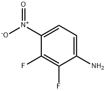 2,3-二氟-4-硝基苯胺 结构式
