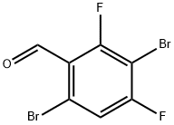 3,6-二溴-2,4-二氟苯甲醛 结构式