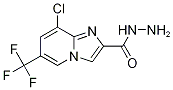 8-Chloro-6-(trifluoromethyl)imidazo[1,2-a]pyridine-2-carbohydrazide 结构式