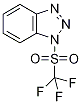 1-(Trifluoromethyl)sulphonyl-1H-benzotriazole 结构式