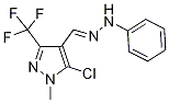 5-chloro-1-methyl-3-(trifluoromethyl)-1H-pyrazole-4-carboxaldehyde 4-phenylhydrazone 结构式