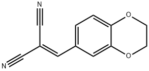 2-((2,3-二氢苯并[B][1,4]二噁英-6-基)亚甲基)丙二腈 结构式
