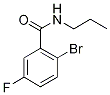 2-Bromo-5-fluoro-N-propylbenzamide 结构式