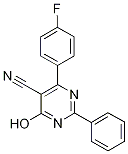 4-(4-Fluorophenyl)-6-hydroxy-2-phenylpyrimidine-5-carbonitrile 结构式