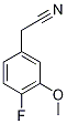 4-Fluoro-3-methoxyphenylacetonitrile 结构式