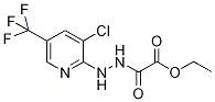 Ethyl 2-{2-[3-chloro-5-(trifluoromethyl)pyridin-2-yl]hydrazino}-2-oxoacetate 97% 结构式