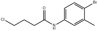 N-(4-溴-3-甲基苯基)-4-氯丁酰胺 结构式