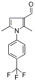 2,5-dimethyl-1-[4-(trifluoromethyl)phenyl]-1H-pyrrole-3-carboxaldehyde 结构式