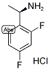 (R)-2,4-Difluoro-alpha-methylbenzylamine hydrochloride 结构式