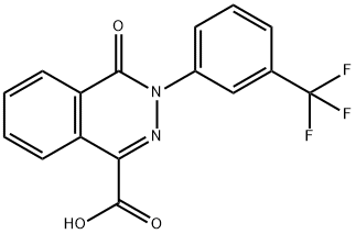 4-氧代-3-(3-(三氟甲基)苯基)-3,4-二氢酞嗪-1-羧酸 结构式