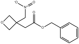 Benzyl 2-(3-(nitromethyl)oxetan-3-yl)acetate 结构式