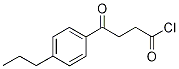 4-Oxo-4-(4-propylphenyl)butanoyl chloride 结构式