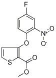 Methyl 3-(4-fluoro-2-nitrophenoxy)thiophene-2-carboxylate 97% 结构式